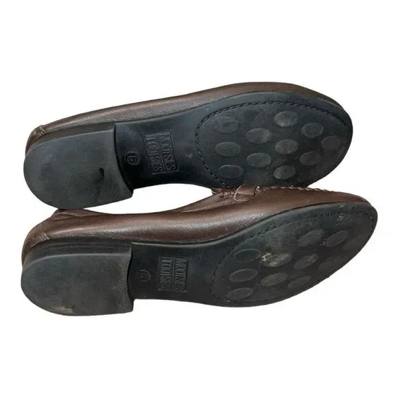 Mooties Tootsies Momallory Women’s Leather Slip On Loafers Red Size 6 - Picture 4 of 6